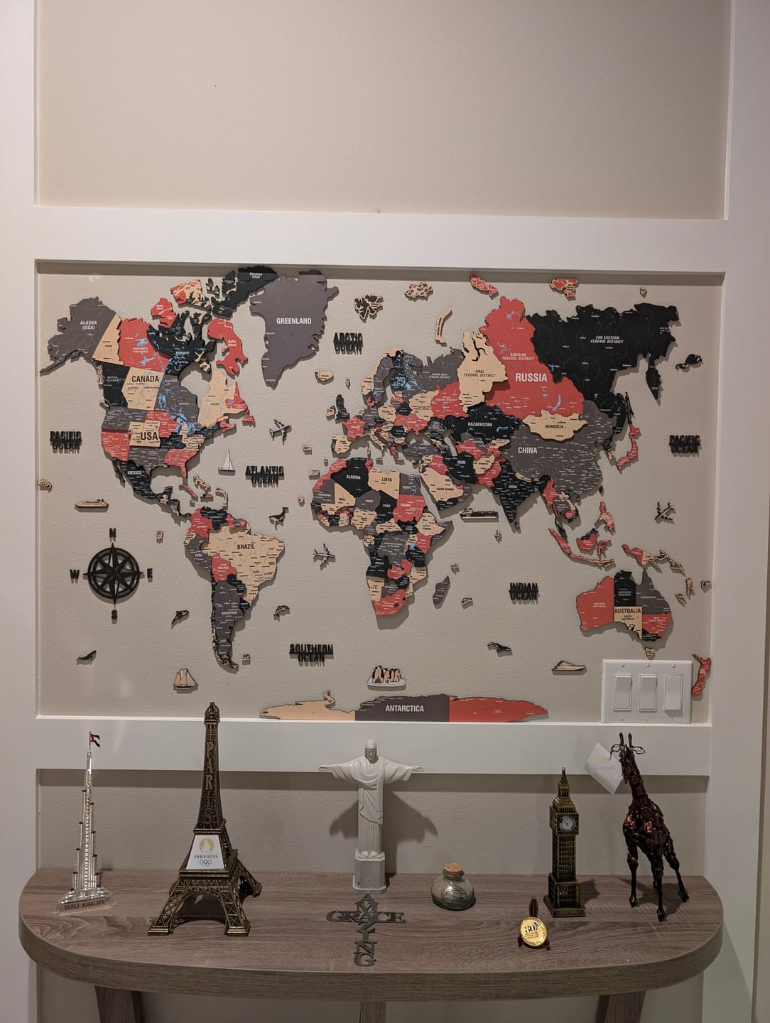 The only thing I would say is the map they give you to go by. I would have in color and a number on it. At this point it's just just all black lines but it's unbelievably. Well done so well done. Nothing cheap about it. I plan on giving others