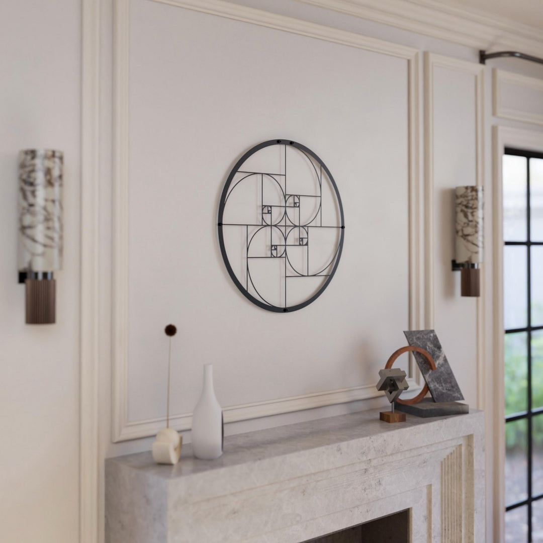 golden-ratio-metal-wall-art-black-artistic-elegance-meets-mathematical-precision-for-living-space-colorfullworlds
