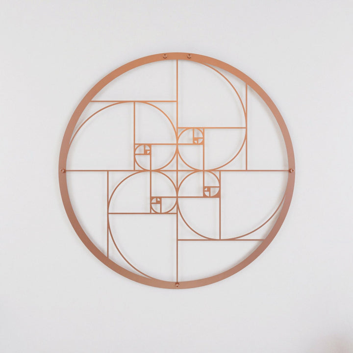 golden-ratio-metal-wall-art-copper-artistic-elegance-in-abstract-geometric-wall-design-colorfullworlds