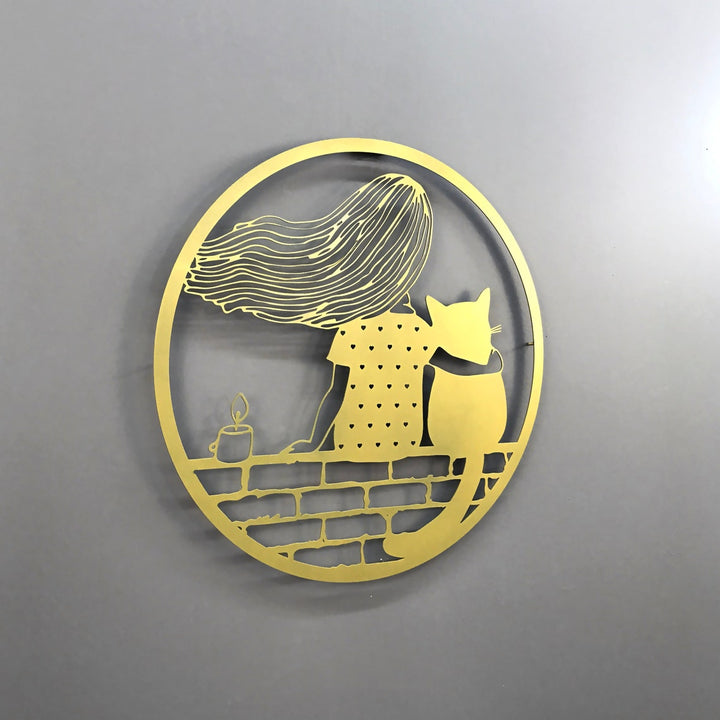 Metal Wall Decor | You and Your Cat - Metal Wall Art