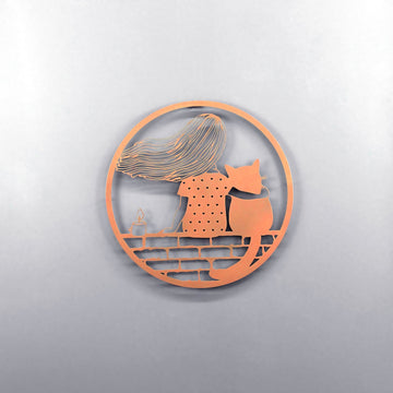 Metal Wall Decor | You and Your Cat - Metal Wall Art