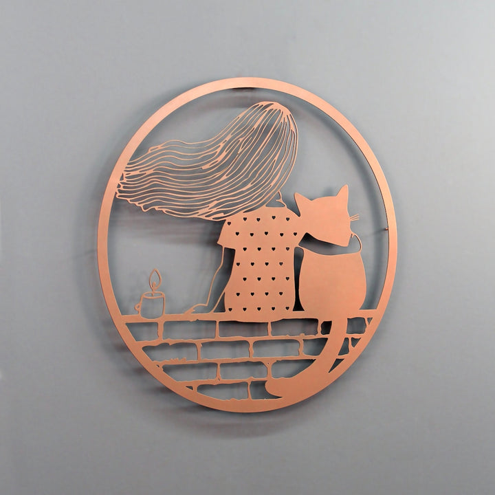 Metal Wall Decor | You and Your Cat - Metal Wall Art