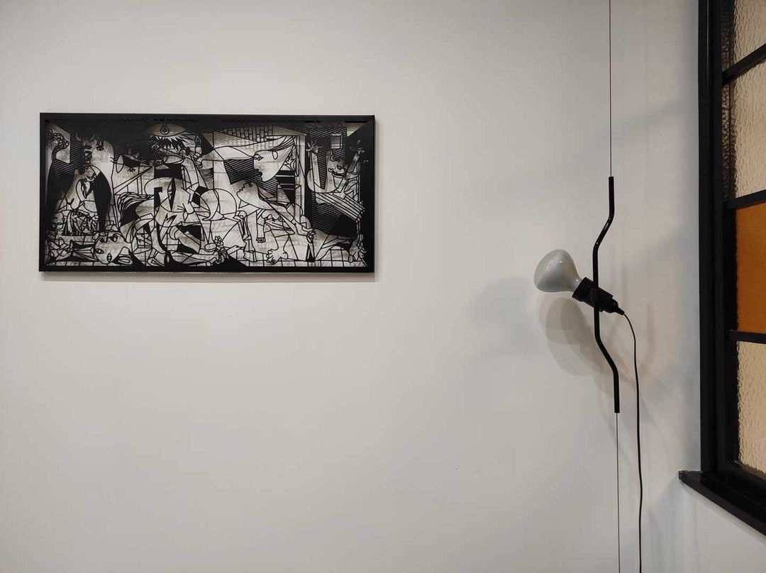 Guernica by Picasso Unique Modern Metal Wall Decor in a customer's home