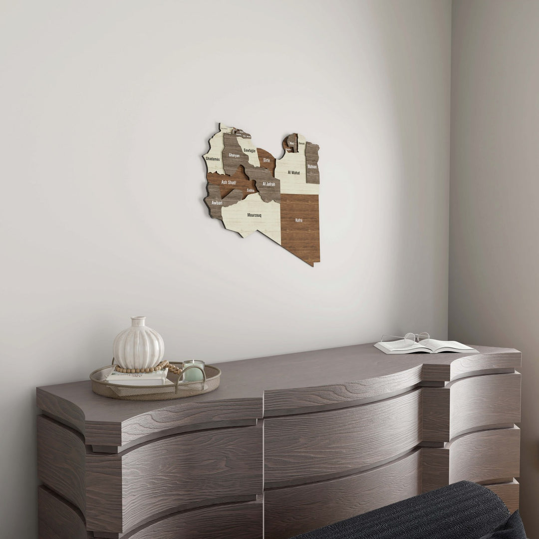 laser-cut-wooden-map-of-libya-3d-wall-art-perfect-gift-idea-colorfullworlds