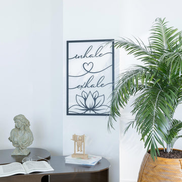 lotus-metal-wall-decor-matte-black-laser-cut-living-spaces-colorfullworlds