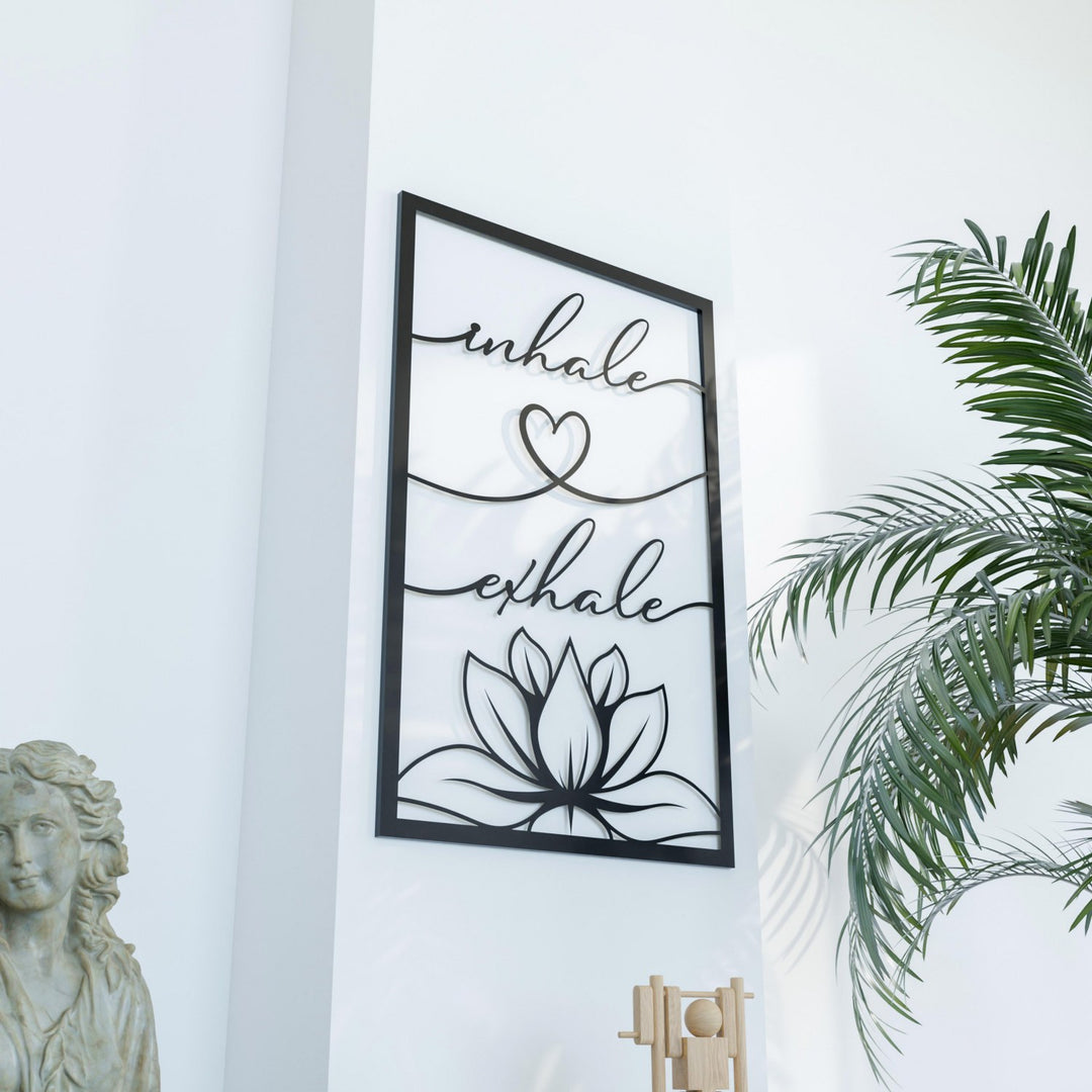 lotus-metal-wall-decor-matte-black-versatile-decor-colorfullworlds
