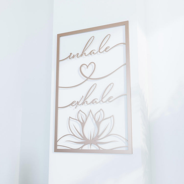 lotus-metal-wall-decor-matte-copper-inhale-exhale-metal-wall-art-colorfullworlds