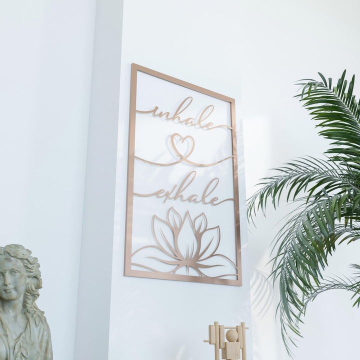 lotus-metal-wall-decor-matte-copper-superior-craftsmanship-colorfullworlds