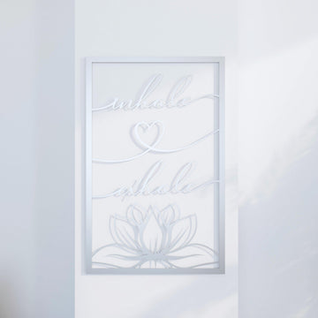 lotus-metal-wall-decor-matte-silver-laser-cut-living-spaces-colorfullworlds