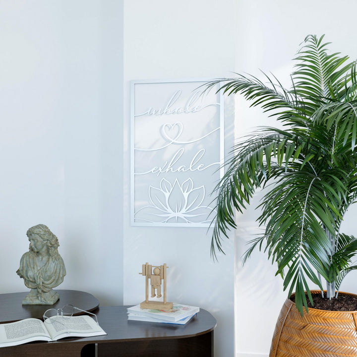 lotus-metal-wall-decor-matte-silver-living-spaces-versatile-colorfullworlds