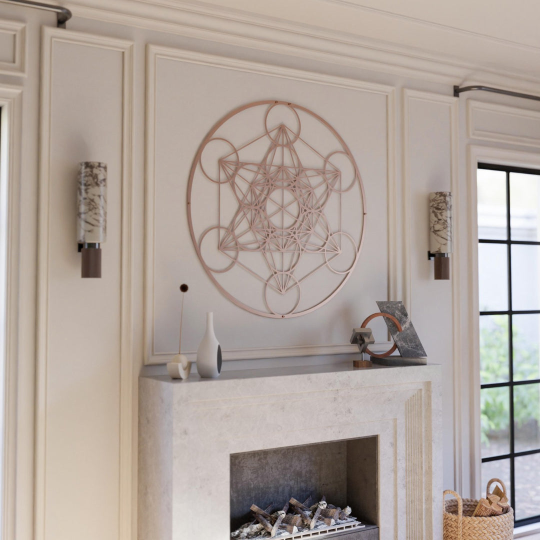 metatrons-cube-metal-wall-art-copper-geometry-inspired-living-room-metal-wall-decor-colorfullworlds
