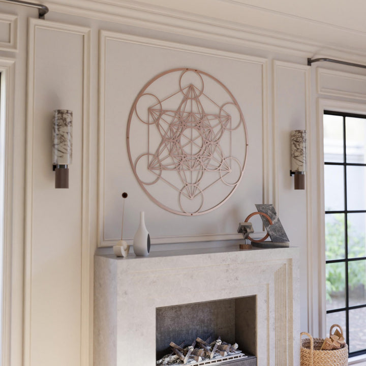 metatrons-cube-metal-wall-art-copper-geometry-inspired-living-room-metal-wall-decor-colorfullworlds