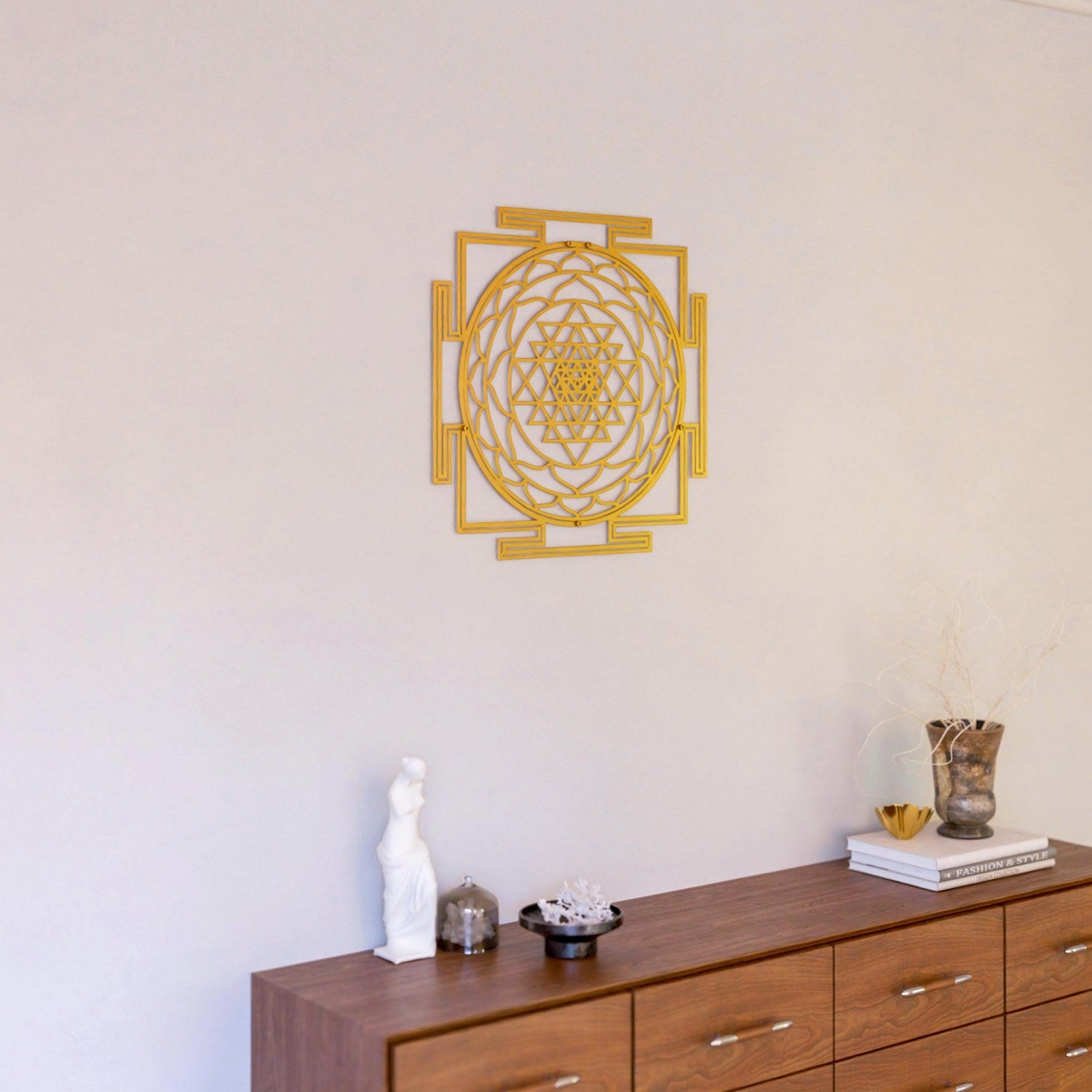 Sri Yantra Metal Wall Art – ColorfullWorlds