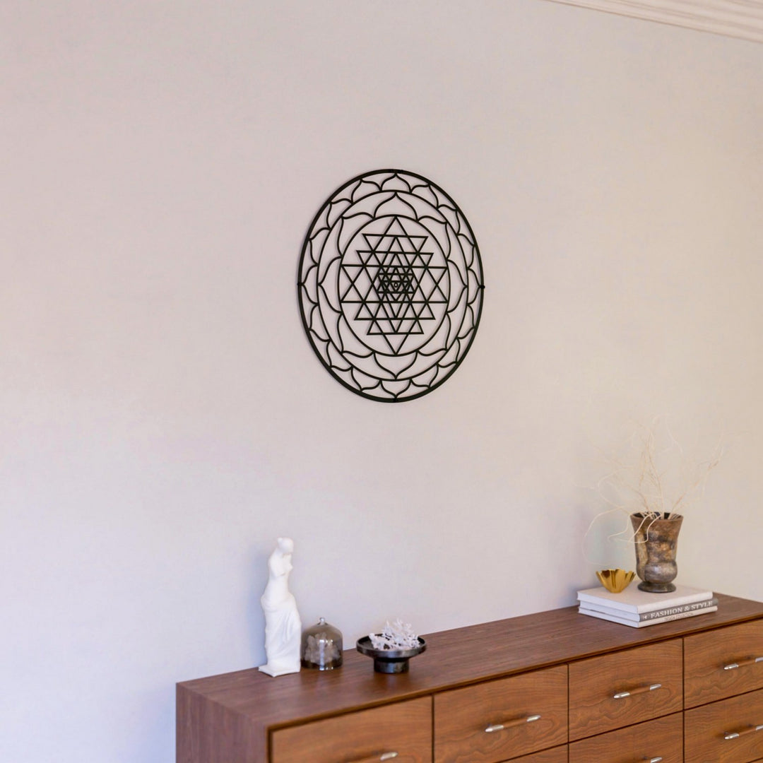 sri-yantra-sacred-triangle-metal-wall-art-with-geometric-pattern-colorfullworlds