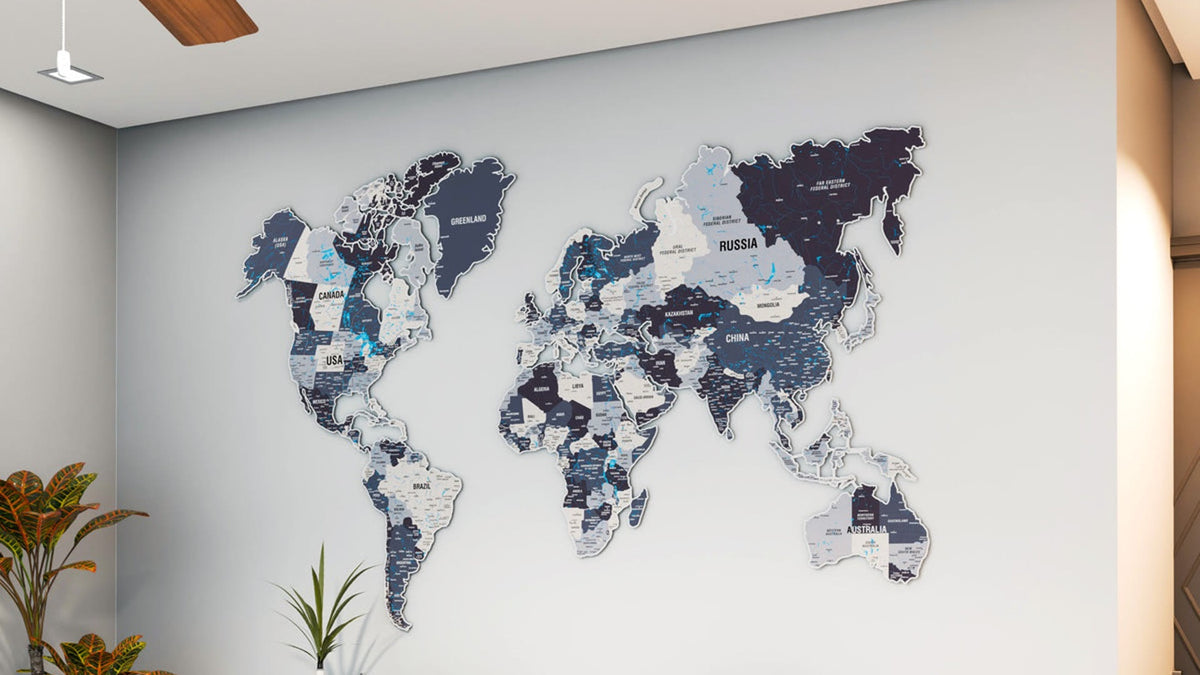 More Than a Map. It's Your Story on the Wall.
