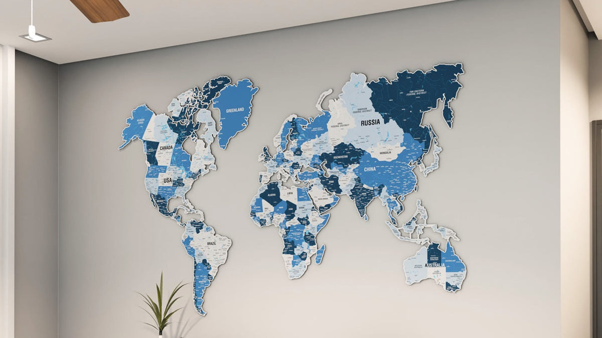 More Than a Map. It's Your Story on the Wall.