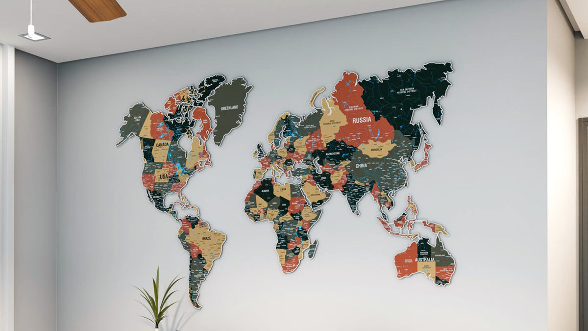More Than a Map. It's Your Story on the Wall.