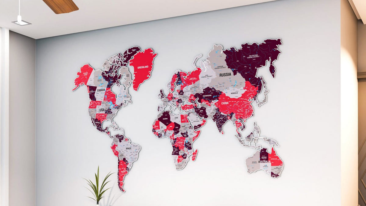 More Than a Map. It's Your Story on the Wall.
