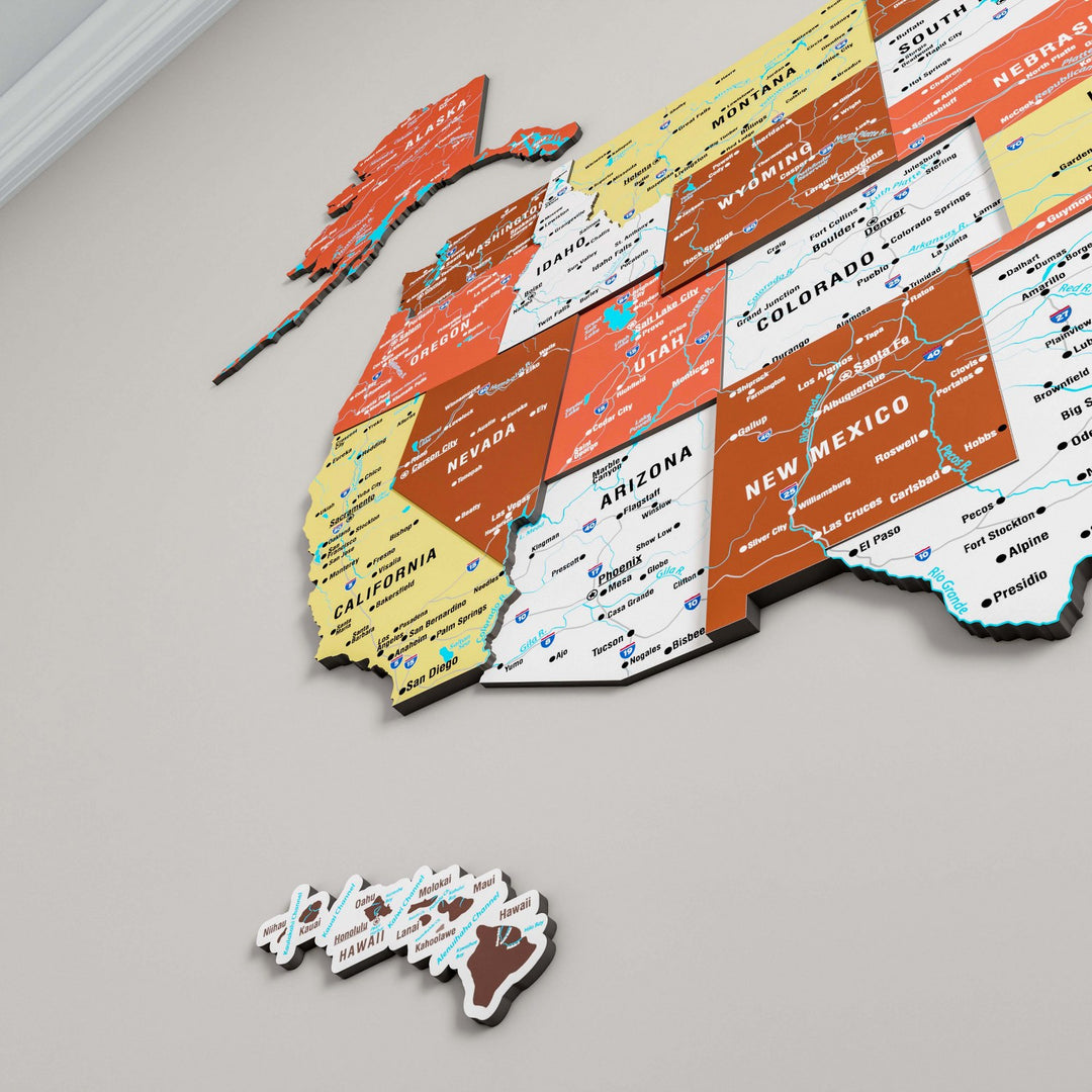 stylish-look-usa-wall-map-terracotta-gift-wooden-decor-colorfullworlds