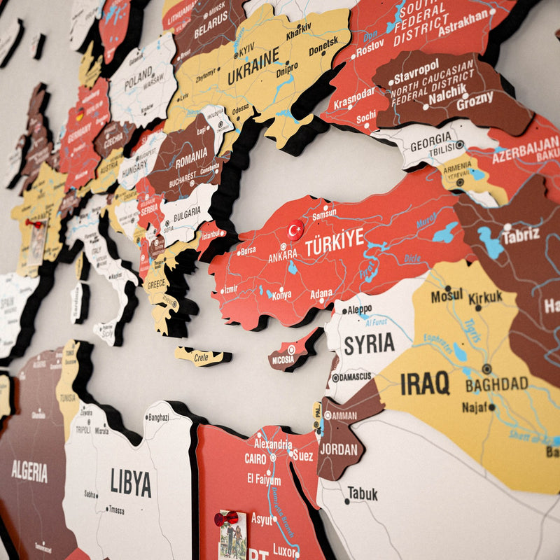 The map, in pieces