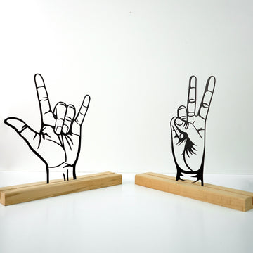metal-table-decors-metal-table-accessories-victory-&-love-sign-inspirational-metal-decor-for-home-and-office-colorfullworlds