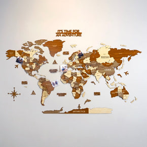wooden-multilayered-world-map