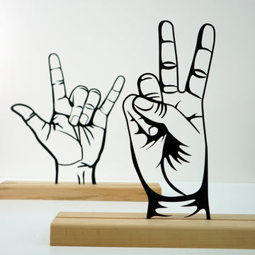 metal-table-decors-metal-table-accessories-victory-&-love-sign-unique-metal-home-decor-black-gold-silver-copper-colorfullworlds
