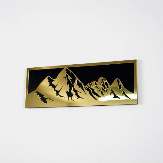 Wood Wall Art Decor Mountain Series Design – ColorfullWorlds
