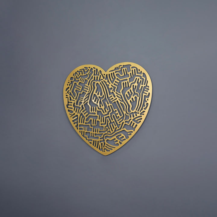 maze-of-heart-metal-wall-art-valentine's-day-and-special-occasions-metal-home-decor-metal-wall-art-black-gold-colorfullworlds