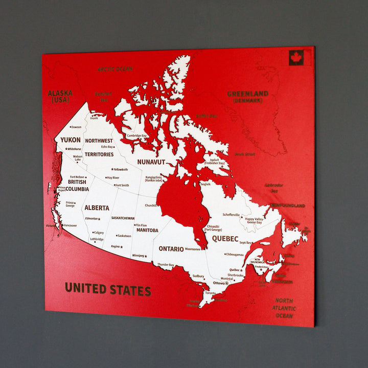 framed-multilayered-canada-3d-map-wall-art-dark-brown-light-brown-very-colorful-colorfullworlds