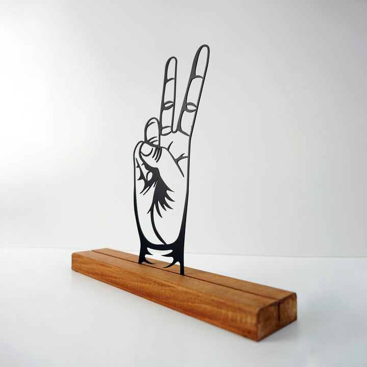 victory-sign-hand-metal-home-decor-stylish-table-accessories-colorfullworlds