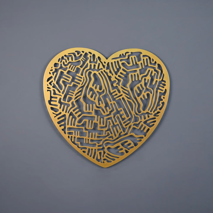 maze-of-heart-metal-wall-art-valentine's-day-and-special-occasions-metal-home-decor-metal-decor-office-decoration-gold-silver-colorfullworlds