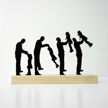 metal-table-decors-metal-table-accessories-the-father-and-the-daughter-artistic-metal-table-decor-for-contemporary-spaces-colorfullworlds