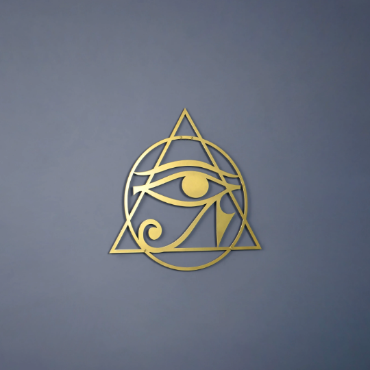 eye-of-horus-metal-wall-table-wall-decor-geometry-shapes-sacred-design-colorfullworlds