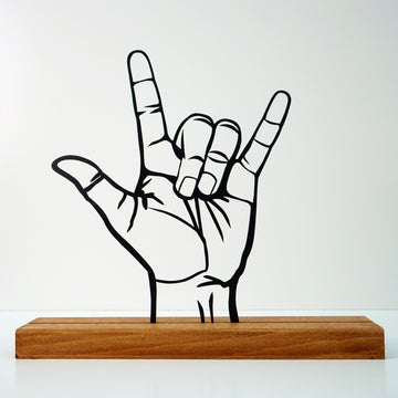 metal-table-decors-metal-table-accessories-victory-&-love-sign-creative-metal-decor-for-contemporary-offices-colorfullworlds