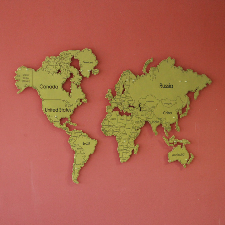 metal-world-map-uv-printed-|-color-gold-wall-art-for-contemporary-spaces-metal-design-colorfullworlds