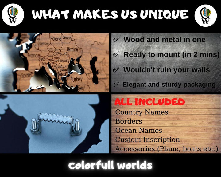 metal-and-2d-wooden-world-map-single-layer-color-dark-brown-metal-maps-wall-art-office-decoration-very-colorful-colorfullworlds