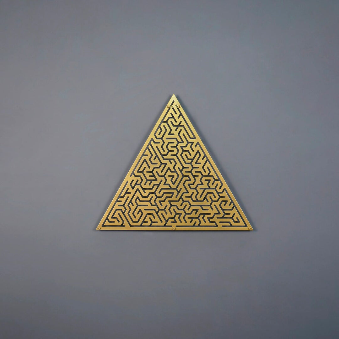 equilateral-triangle-maze-metal-wall-decors-metal-wall-art-unique-wall-hanging-for-homes-colorfullworlds
