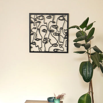 abstract-faces-metal-wall-decors-metal-wall-art-contemporary-home-decoration-black-copper-colorfullworlds