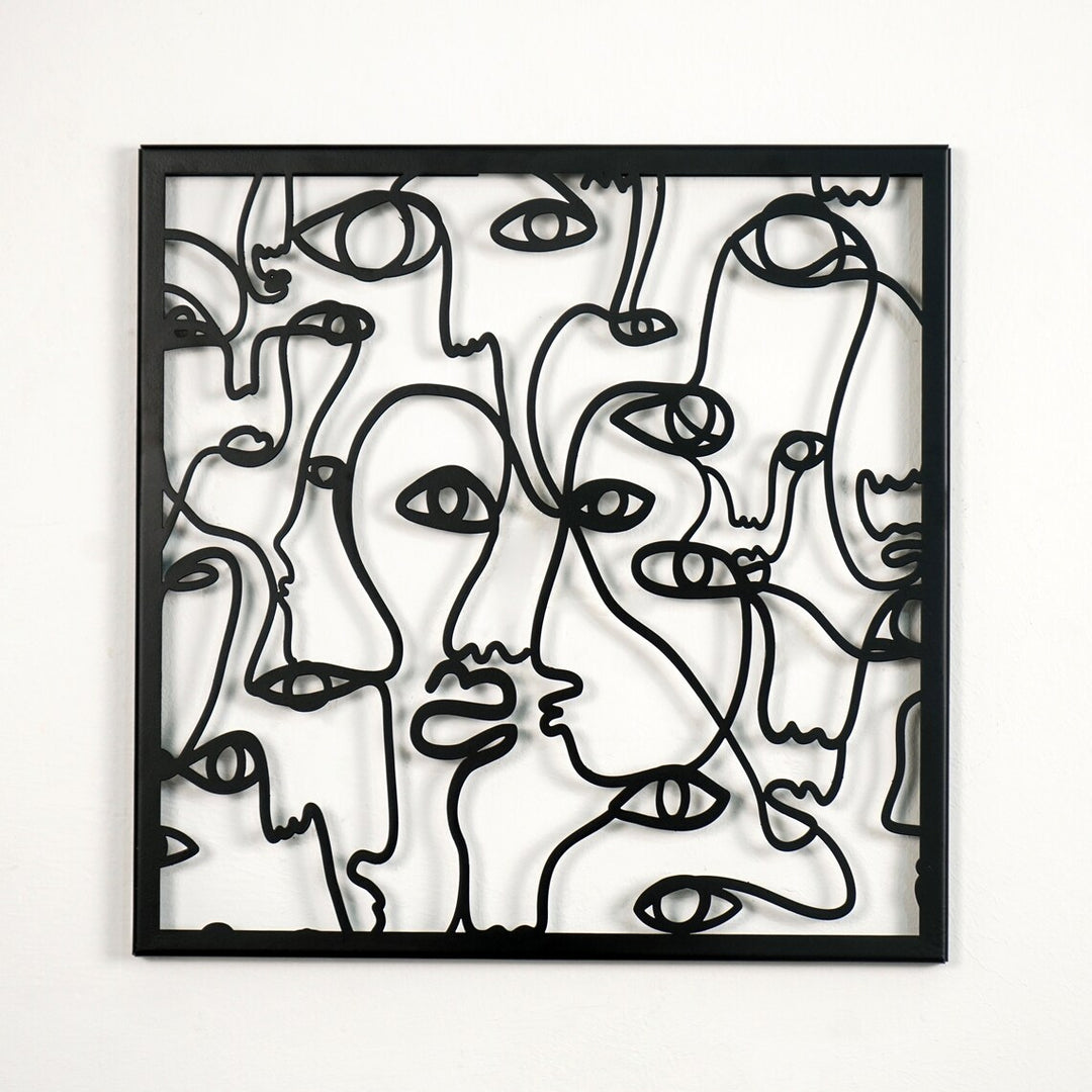 abstract-faces-metal-wall-decors-metal-wall-art-modern-artistic-face-design-silver-gold-colorfullworlds