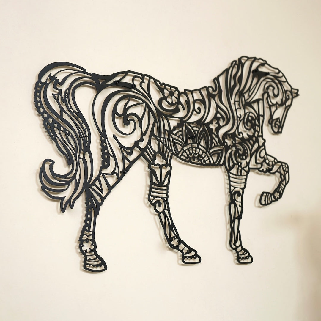 marching-horse-metal-wall-decor-metal-home-decor-metal-wall-art-office-decor-gold-silver-colorfullworlds