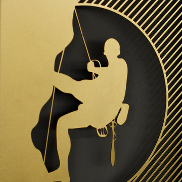 climbing-man-gray-and-gold-wall-art-for-home-decor-colorfullworlds