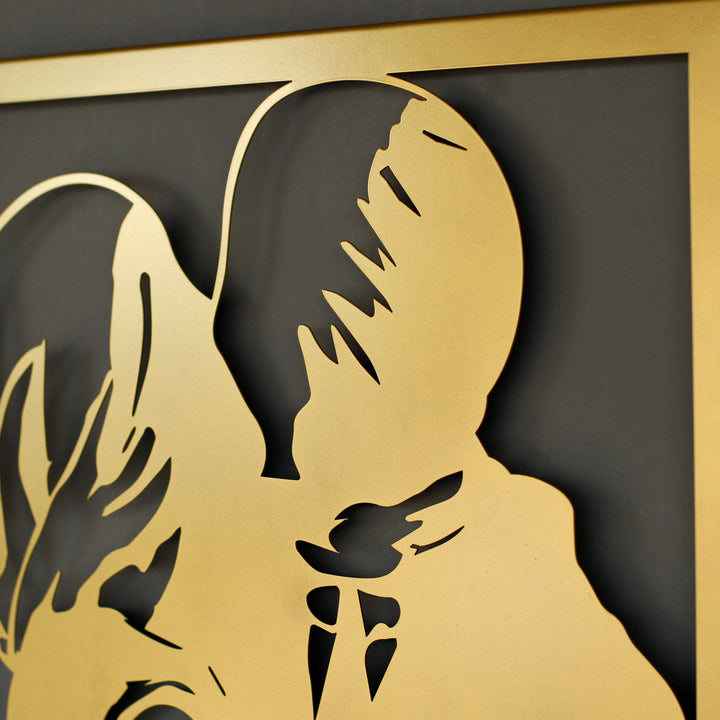 lovers-ii-rene-magritte-metal-wall-decor-metal-home-decor-wall-art-silver-gold-black-copper-colorfullworlds
