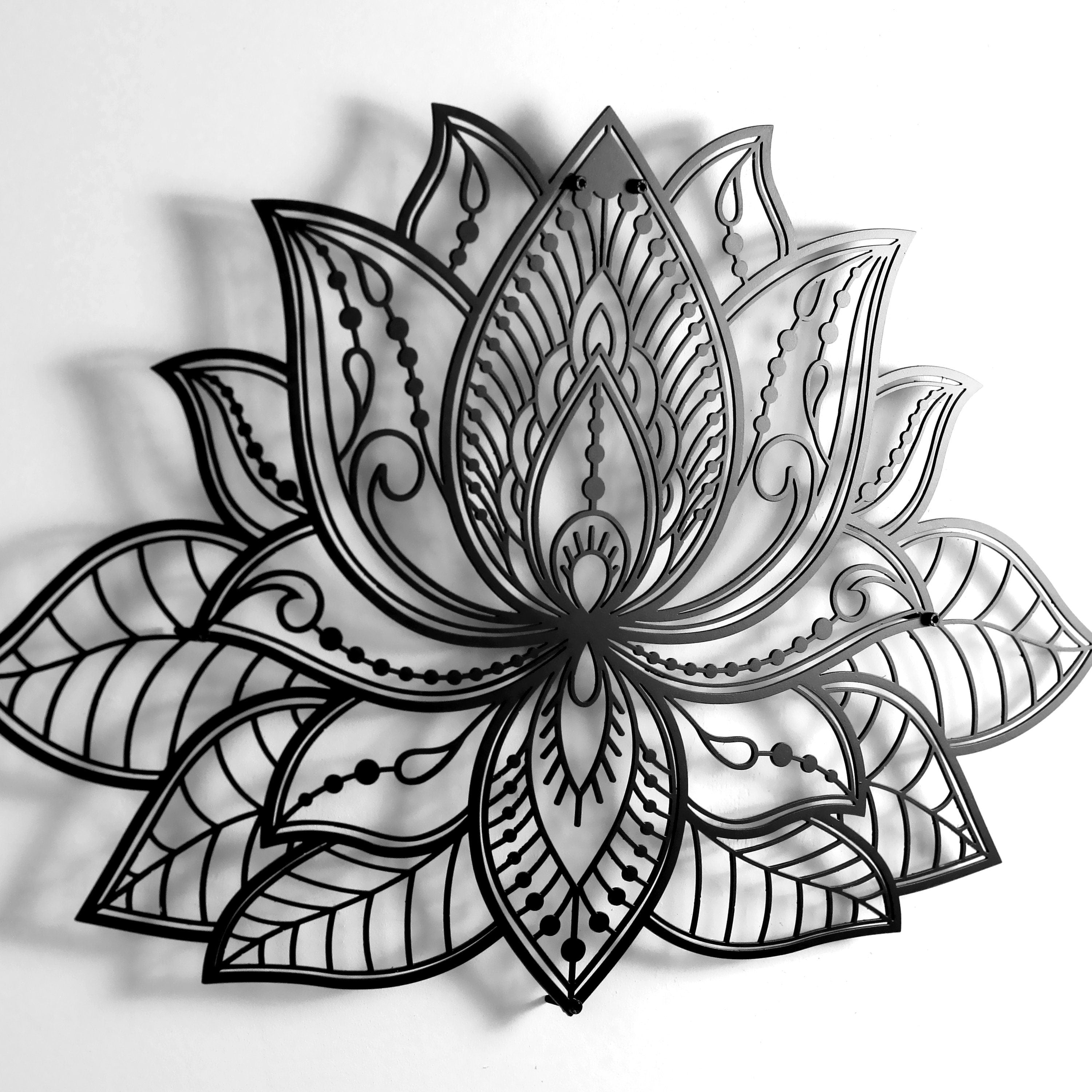 Mandala Lotus Decoration Line Work Ornament Stock Illustration 2357038045 |  Shutterstock