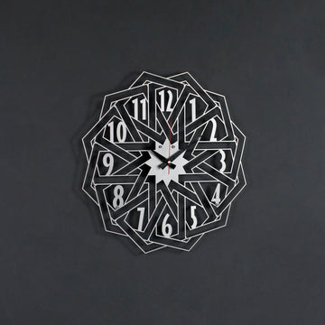 geometric-design-metal-wall-clock-decor-office-metal-decor-silver-gold-black-copper-colorfullworlds