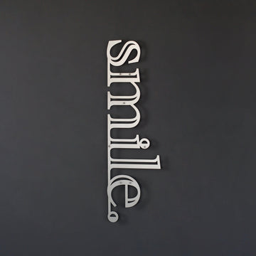 smile-word-sign-metal-wall-decor-mountain-series-metal-wall-decor-metal-home-decor-black-gold-silver-copper-colorfullworlds