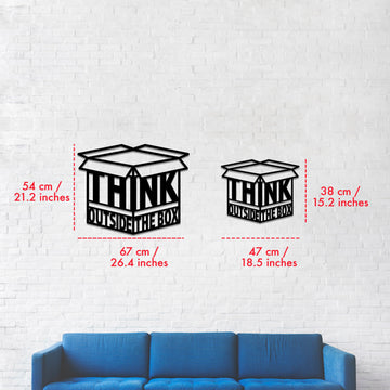 think-outside-the-box-wall-art-metal-wall-decor-gold-silver-copper-home-metal-decoration-colorfullworlds