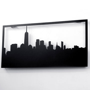 manhattan-city-silhouette-metal-wall-decor-metal-home-decor-metal-decor-silver-gold-black-copper-colorfullworlds