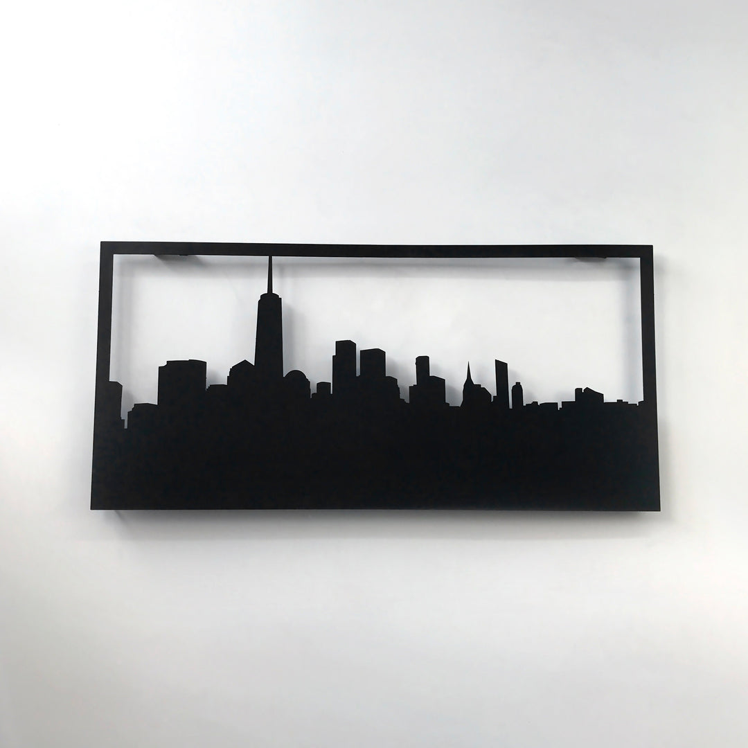 manhattan-city-silhouette-metal-wall-decor-metal-home-decor-wall-art-silver-gold-black-copper-colorfullworlds