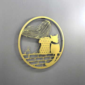metal-wall-decors-metal-wall-table-the-girl-and-the-cat-black-by-hokusai-imaginative-metal-wall-art-for-modern-homes-colorfullworlds